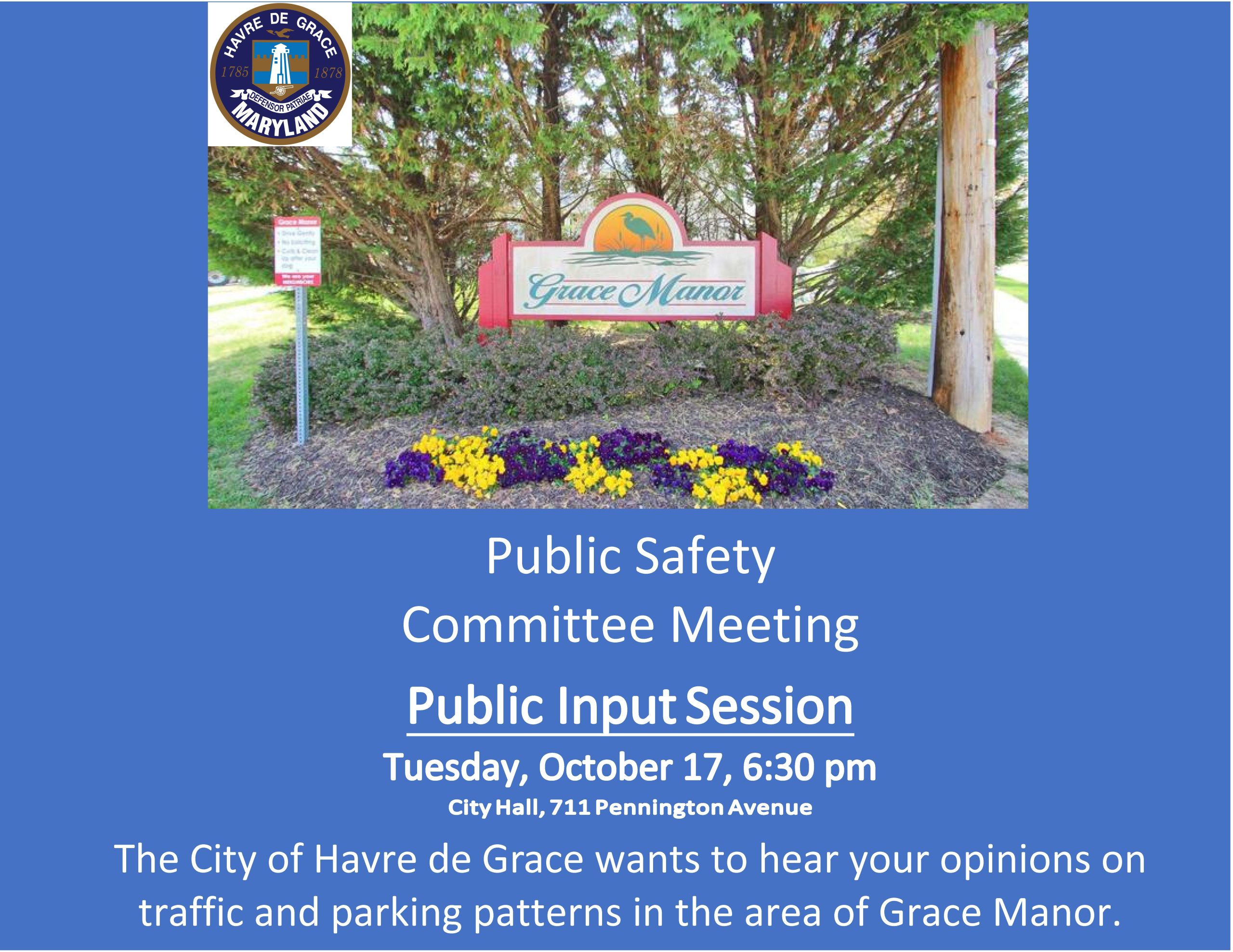 Public Safety Committee Meeting Grace Manor 10 17 23 Website Version2