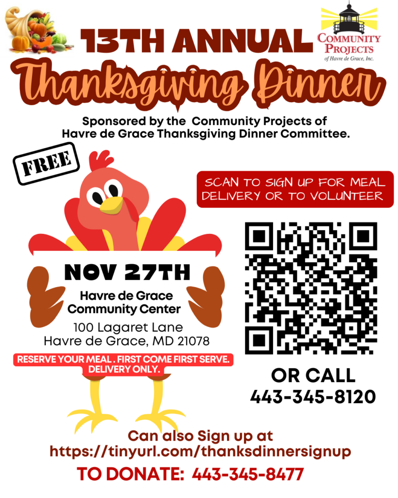 2025 Thanksgiving Dinner Flyer