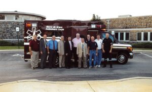 Pic Correri With Ambulance Crew And Council