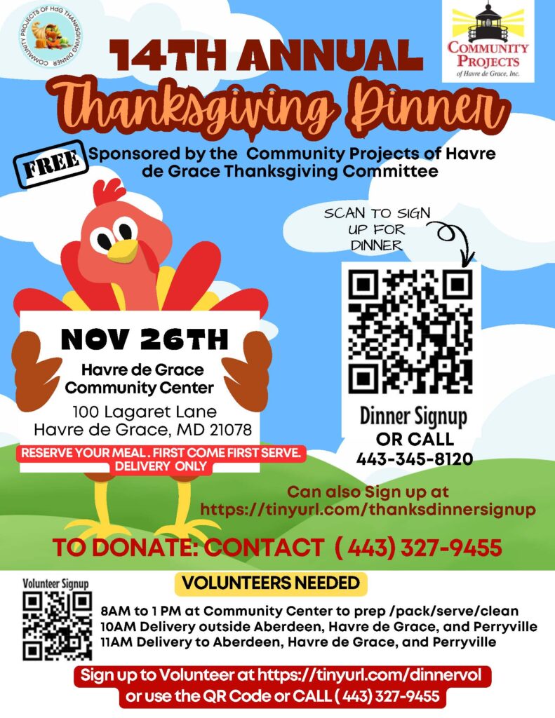 Hdg Thanksgiving Dinner Flyer